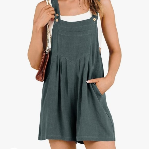 NWT Bib Overall Romper - Size Large - Picture 6 of 9